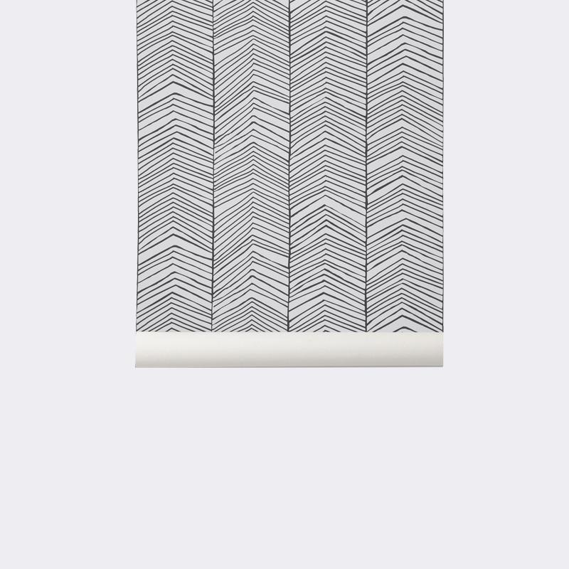 herringbone wallpaper